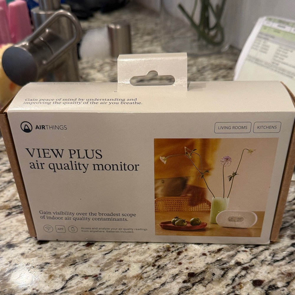 View Plus Air Quality Monitor - White